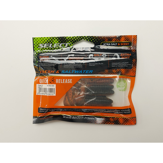 Силикон Select Freek 3.3" col.217 (7 шт/упак), Длина силикона: 3.3" (8.38 см), Расцветка силикона: 217, фото , изображение 17