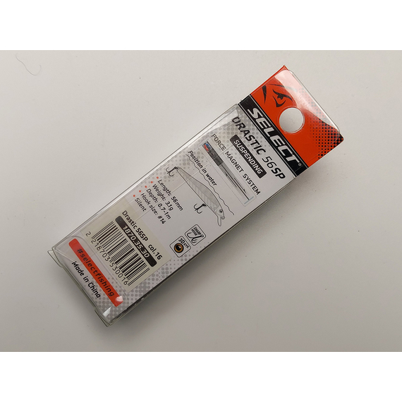 Воблер Select Drastic 56SP 3.1g col.16 (0.7-1m), Цвет воблера: col.16, фото , изображение 7