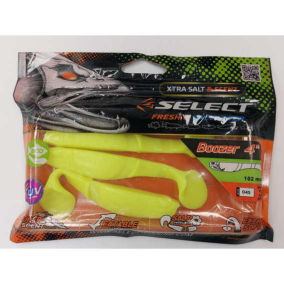 Силикон Select Boozer 4" col.045 (3 шт/упак), Длина силикона: 4.0" (10.16 см), Расцветка силикона: 045, фото , изображение 14