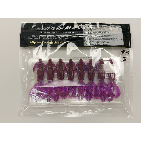 Силікон Keitech Crazy Flapper 2.8" (8 шт/уп), колір: pal#13 mistic spice, Довжина силікону: 2.8" (7.1 см), Колір силікону: PAL#13 Mistic Spice, фото , изображение 12