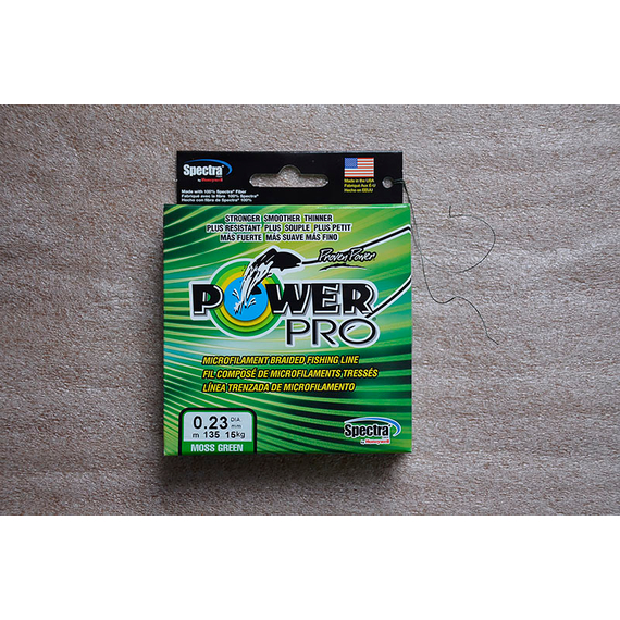 Шнур Power Pro (Moss Green) 135m 0.28mm 44lb/20.0kg, фото , изображение 2