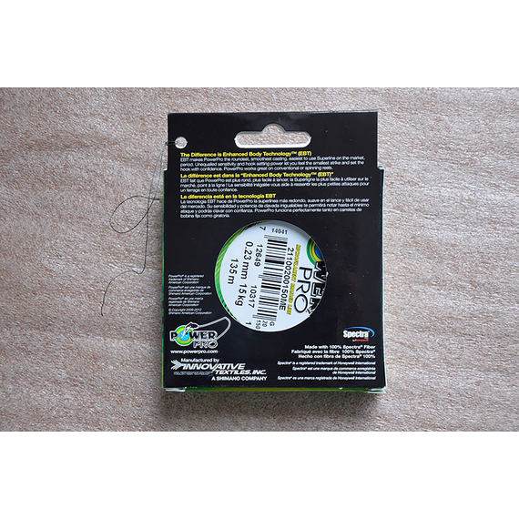 Шнур Power Pro (Moss Green) 135m 0.28mm 44lb/20.0kg, фото , изображение 5