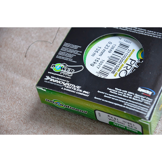 Шнур Power Pro (Moss Green) 135m 0.28mm 44lb/20.0kg, фото , изображение 6