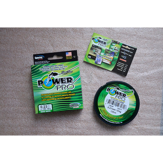 Шнур Power Pro (Moss Green) 135m 0.28mm 44lb/20.0kg, фото , изображение 7