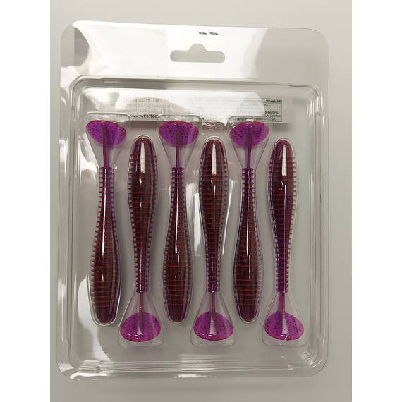 Силікон Keitech Swing Impact FAT 4.3" (6 шт/упак), колір:pal#13 mistic spice, Довжина силікону: 4.3" (10.9 см), Колір силікону: PAL#13 Mistic Spice, фото , изображение 8