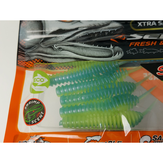 Силікон Select Snack 2.5" col.245 (6 шт/пак), Длина силикона: 2.5" (6.1 см), Расцветка силикона: 245, фото , изображение 4