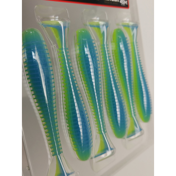 Силікон Keitech Swing Impact FAT 3.8" (6 шт/упак), колір:pal#03 ice chartreuse, Довжина силікону: 3.8" (9.7 см), Колір силікону: PAL#03 Ice Chartreuse, фото , изображение 5