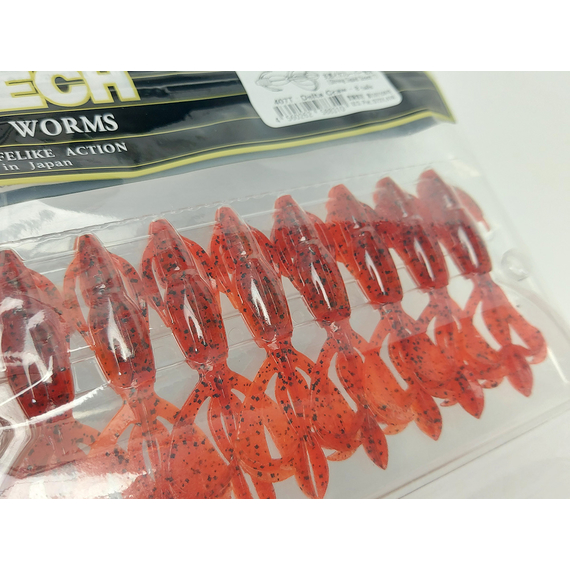 Силикон Keitech Crazy Flapper 2.8" (8 шт/упак) ц:407 delta craw, Длина силикона: 2.8" (7.1 см), Расцветка силикона: 407 Delta Craw, фото , изображение 8