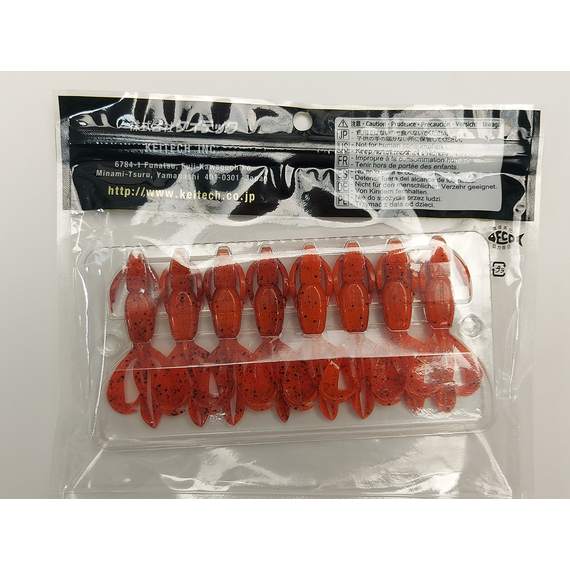 Силикон Keitech Crazy Flapper 2.8" (8 шт/упак) ц:407 delta craw, Длина силикона: 2.8" (7.1 см), Расцветка силикона: 407 Delta Craw, фото , изображение 13