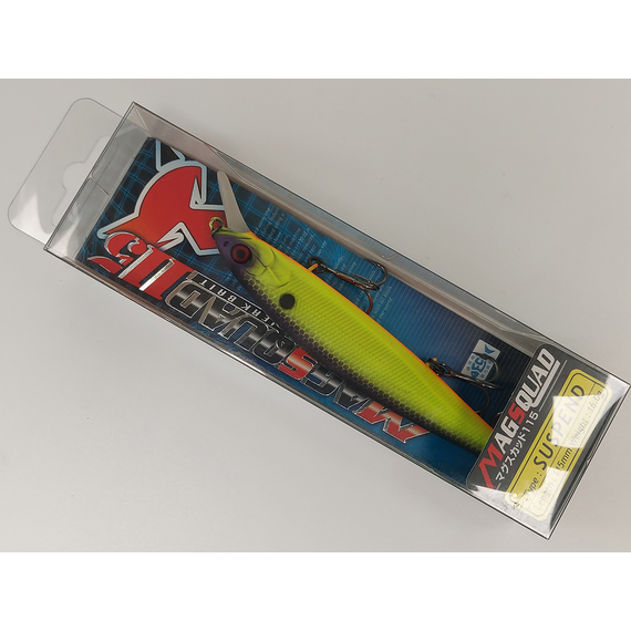 Воблер Jackall MagSquad 115SP 115mm 16.0g Purple Mohican, Размер/Вес: 115мм/16г, Цвет воблера: Purple Mohican, фото , изображение 2