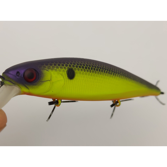 Воблер Jackall MagSquad 115SP 115mm 16.0g Purple Mohican, Размер/Вес: 115мм/16г, Цвет воблера: Purple Mohican, фото , изображение 5