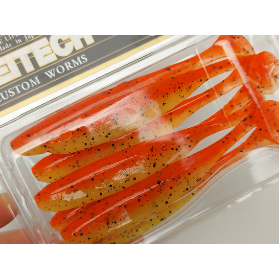 Силікон Keitech Easy Shiner 4" (7 шт/упак), колір:pal#08 spicy mustard, Довжина силікону: 4" (10.2 см), Колір силікону: PAL#08 Spicy Mustad, фото , изображение 10