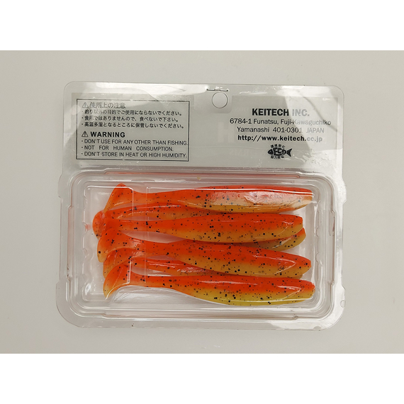 Силікон Keitech Easy Shiner 4" (7 шт/упак), колір:pal#08 spicy mustard, Довжина силікону: 4" (10.2 см), Колір силікону: PAL#08 Spicy Mustad, фото , изображение 12