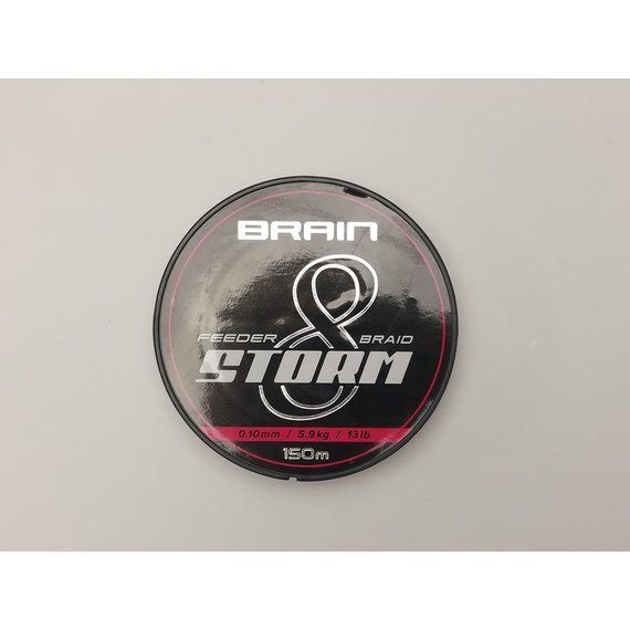 Шнур Brain Storm 8X (pink) 150m 0.10mm 13lb/5.9kg, Диаметр: 0.10mm, Выберите цвет: Рожевий, фото , изображение 3