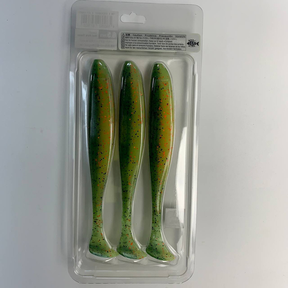 Силікон Keitech Easy Shiner 6.5" (3 шт/упак), колір:ea#05 hot fire tiger, Довжина силікону: 6.5" (16.5 см), Колір силікону: EA#05 Hot Fire Tiger, фото , изображение 15