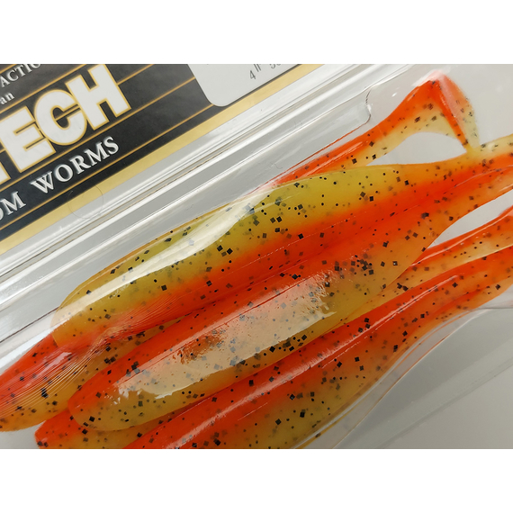 Силікон Keitech Easy Shiner 4.5" (6 шт/упак), колір:pal#08 spicy mustard, Довжина силікону: 4.5" (11.4 см), Колір силікону: PAL#08 Spicy Mustard, фото , изображение 11