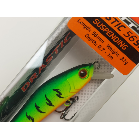 Воблер Select Drastic 56SP 3.1g col.02 (0.7-1m), Цвет воблера: col.02, фото , изображение 10