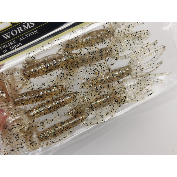 Силікон Keitech Little Spider 3" (8 шт/упак), колір:320 silver shad, Довжина силікону: 3" (7.6 см), Колір силікону: 320 Silver Shad, фото , изображение 6