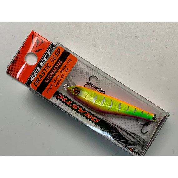 Воблер Select Drastic 56SP 3.1g col.03 (0.7-1m), Цвет воблера: col.03, фото , изображение 5