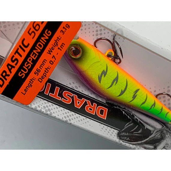 Воблер Select Drastic 56SP 3.1g col.03 (0.7-1m), Цвет воблера: col.03, фото , изображение 12