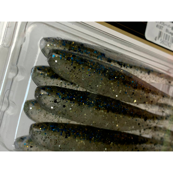 Силикон Keitech Easy Shiner 3.5" ц:418 bluegill flash, Длина силикона: 3.5" (8.9 см), Расцветка силикона: 418 Bluegill Flash, фото , изображение 10