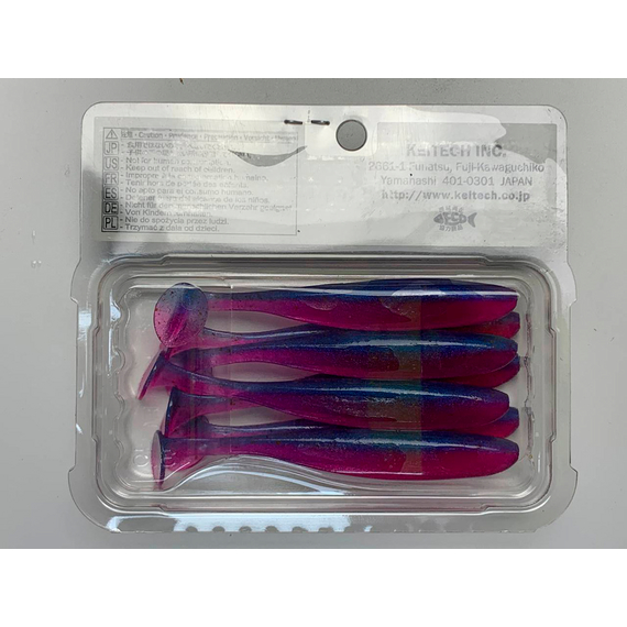 Силікон Keitech Easy Shiner 3.5" (7 шт/уп), колір:473 morning dawn, Довжина силікону: 3.5" (8.9 см), Колір силікону: 473 Morning Dawn, фото , изображение 11