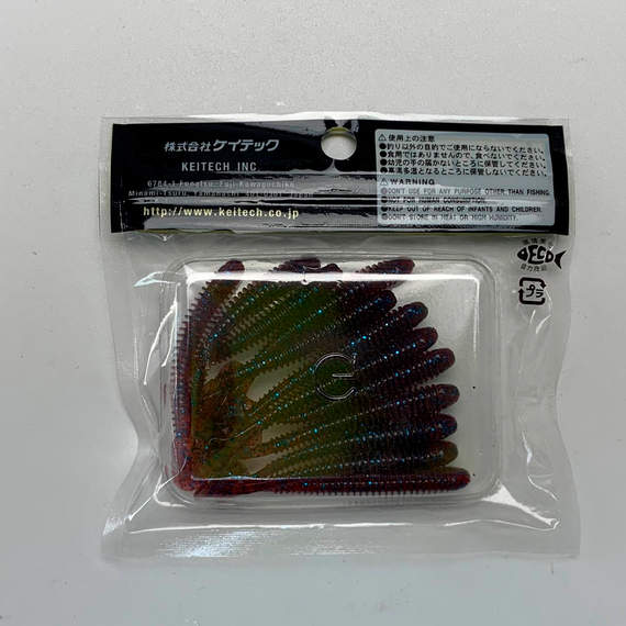 Силікон Keitech Swing Impact 2" (12 шт/упак), колір:ea#03 grape, Довжина силікону: 2" (5.1 см), Колір силікону: EA#03 Grape, фото , изображение 7