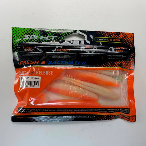 Силікон Select Easy Shad 5" col.209 (5 шт/упак), Довжина силікону: 5" (12.7 см), Колір силікону: 209, фото , изображение 8