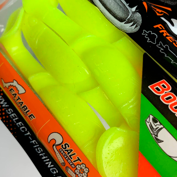 Силикон Select Boozer 3.3" col.045 (4 шт/упак), Длина силикона: 3.3" (8.38 см), Расцветка силикона: 045, фото , изображение 6