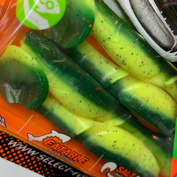 Силікон Select Boozer 3.3" col.203 (4 шт/упак), Довжина силікону: 3.3" (8.38 см), Колір силікону: 203, фото , изображение 9