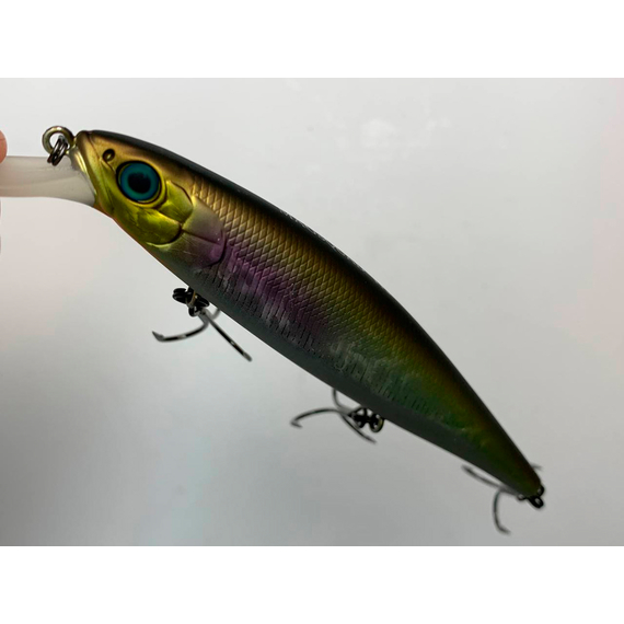 Воблер Jackall MagSquad 115SP 115mm 16.0g Mat Shad, Розмір/Вага: 115мм/16г, Колір воблера: Mat Shad, фото , изображение 6