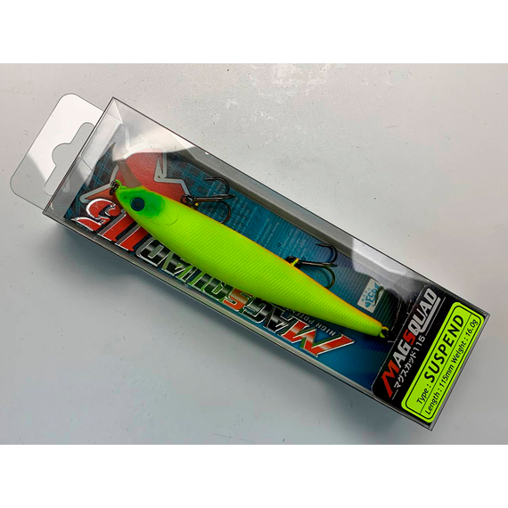 Воблер Jackall MagSquad 115SP 115mm 16.0 Mat Chart, Размер/Вес: 115мм/16г, Цвет воблера: Mat Chart, фото , изображение 2