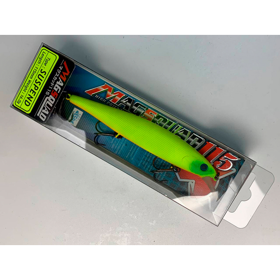 Воблер Jackall MagSquad 115SP 115mm 16.0 Mat Chart, Размер/Вес: 115мм/16г, Цвет воблера: Mat Chart, фото , изображение 7