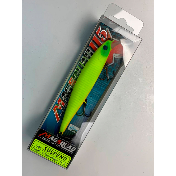 Воблер Jackall MagSquad 115SP 115mm 16.0 Mat Chart, Размер/Вес: 115мм/16г, Цвет воблера: Mat Chart, фото , изображение 8