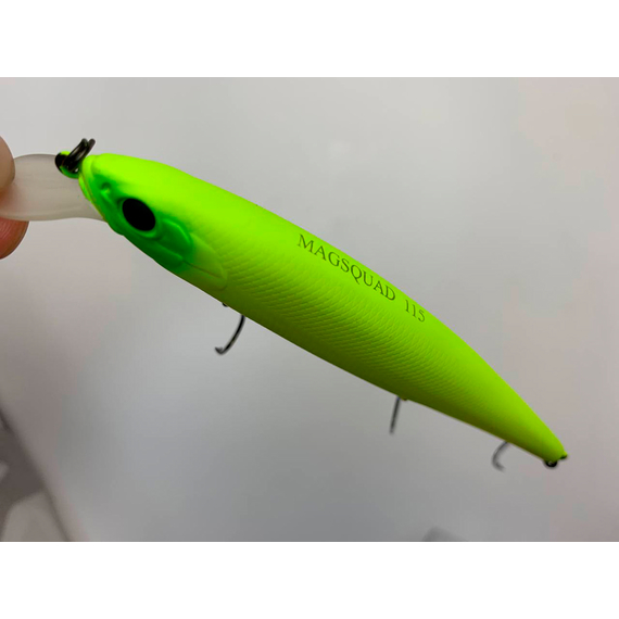 Воблер Jackall MagSquad 115SP 115mm 16.0 Mat Chart, Размер/Вес: 115мм/16г, Цвет воблера: Mat Chart, фото , изображение 6