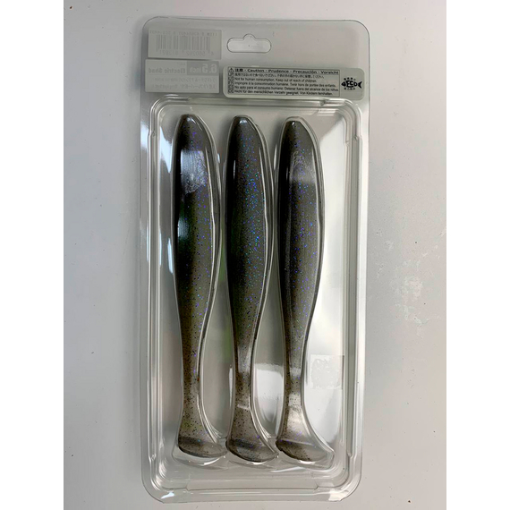 Силикон Keitech Easy Shiner 6.5" (3 шт/уп) ц:440 electric shad, Длина силикона: 6.5" (16.5 см), Расцветка силикона: 440 Electric Shad, фото , изображение 6