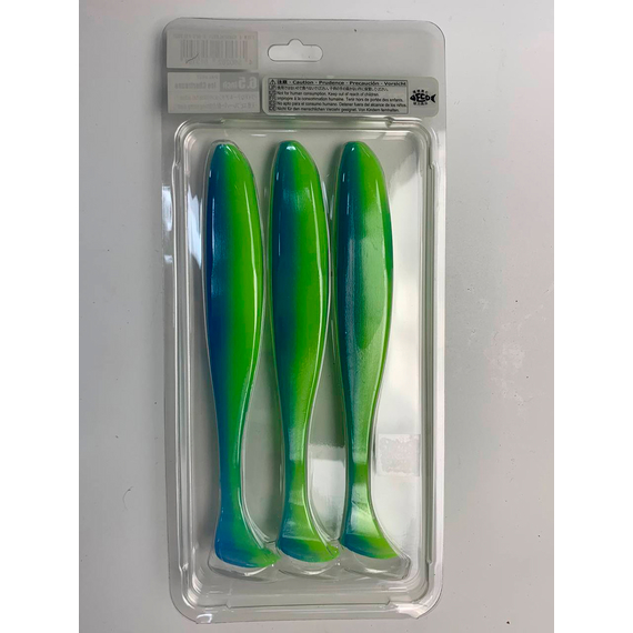 Силикон Keitech Easy Shiner 6.5" (3 шт/упак) ц:pal#03 ice chartreuse, Длина силикона: 6.5" (16.5 см), Расцветка силикона: PAL#03 Ice Chartreuse, фото , изображение 16