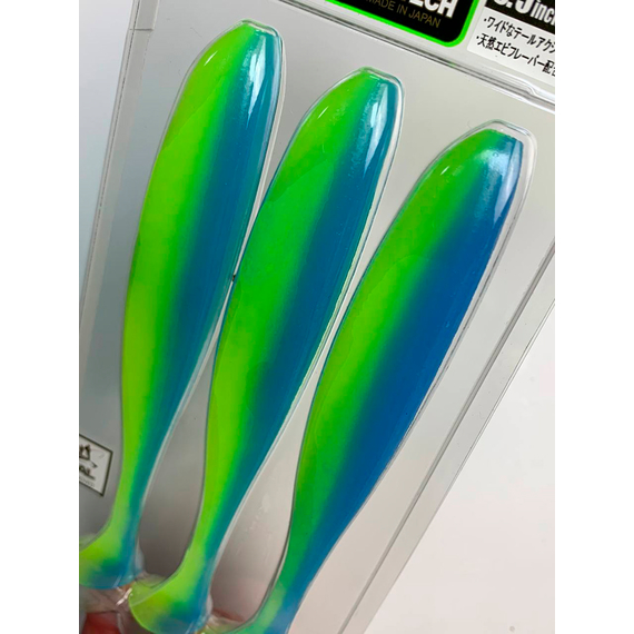 Силикон Keitech Easy Shiner 6.5" (3 шт/упак) ц:pal#03 ice chartreuse, Длина силикона: 6.5" (16.5 см), Расцветка силикона: PAL#03 Ice Chartreuse, фото , изображение 13