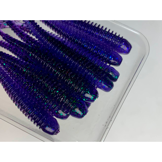 Силікон Keitech Swing Impact 2.5" (10 шт/упак), колір:408 electric june bug, Довжина силікону: 2.5" (6.3 см), Колір силікону: 408 Electric June Bug, фото , изображение 17