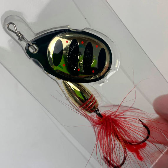 Блешня Savage Gear Rotex Spinner #4 11.0g 03-Gold, Вага блешні: 11g, Колір блешні: Gold, фото , изображение 4