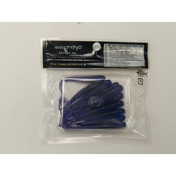 Силікон Keitech Swing Impact 2.5" (10 шт/упак), колір:408 electric june bug, Довжина силікону: 2.5" (6.3 см), Колір силікону: 408 Electric June Bug, фото , изображение 23