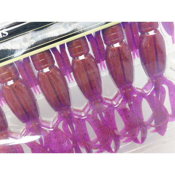 Силикон Keitech Crazy Flapper 4.4" (6 шт/упак) ц:pal#13 mistic spice, Длина силикона: 4.4" (11.2 см), Расцветка силикона: PAL#13 Mistic Spice, фото , изображение 10