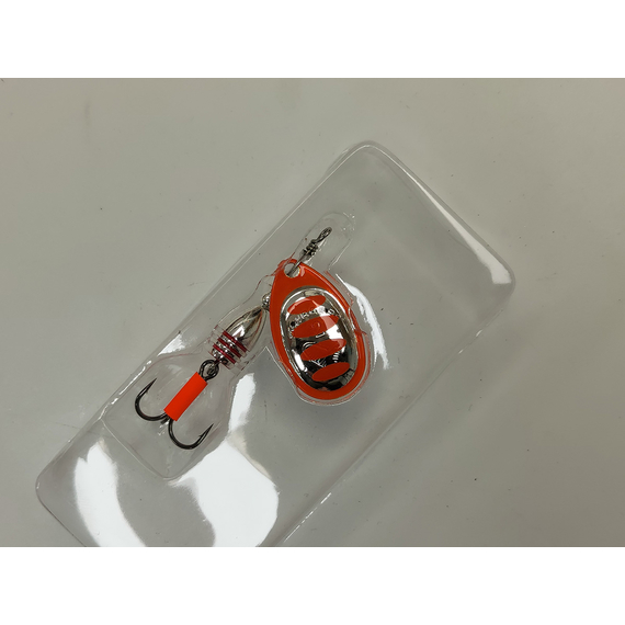 Блесна Savage Gear Rotex Spinner #2 5.5g 04-Fluo Orange Silver, Вес: 5.5g, Цвет блесны: Fluo Orange Silver, фото , изображение 6