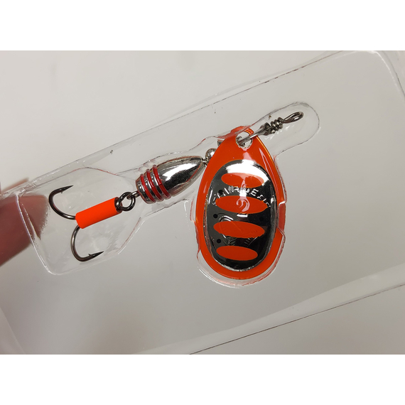 Блесна Savage Gear Rotex Spinner #2 5.5g 04-Fluo Orange Silver, Вес: 5.5g, Цвет блесны: Fluo Orange Silver, фото , изображение 10