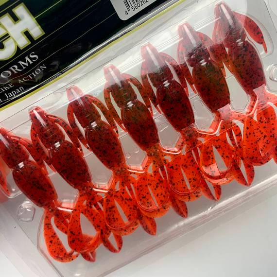 Силікон Keitech Crazy Flapper 3.6" (7 шт/упак), колір: 407 delta craw, Довжина силікону: 3.6" (9.1 см), Колір силікону: 407 Delta Craw, фото , изображение 13