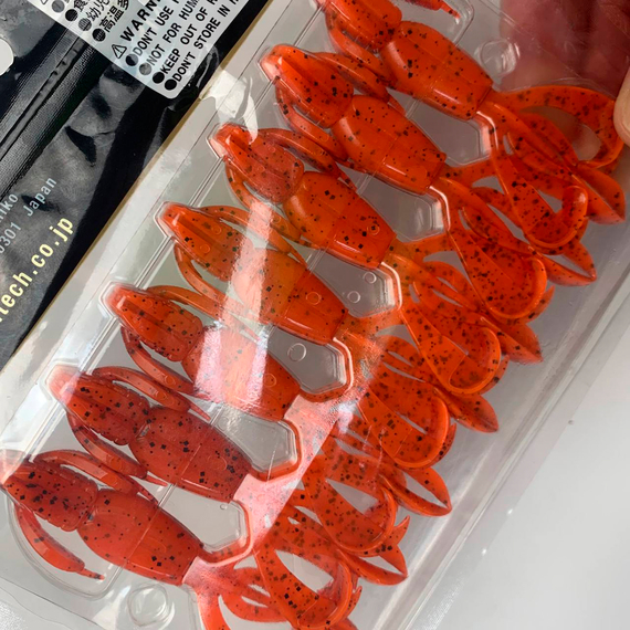 Силікон Keitech Crazy Flapper 3.6" (7 шт/упак), колір: 407 delta craw, Довжина силікону: 3.6" (9.1 см), Колір силікону: 407 Delta Craw, фото , изображение 14