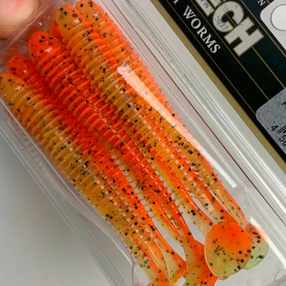 Силікон Keitech Swing Impact 3.5" (8 шт/упак), колір:pal#08 spicy mustard, Довжина силікону: 3.5" (8.9 см), Колір силікону: PAL#08 Spicy Mustad, фото , изображение 9