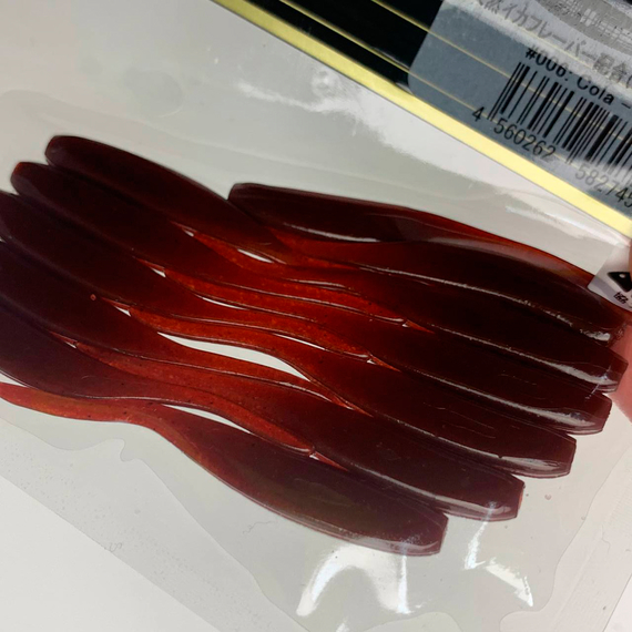 Силікон Keitech Shad Impact 2" (12 шт/упак), колір:006 cola, Довжина силікону: 2" (5.1 см), Колір силікону: 006 Cola, фото , изображение 10