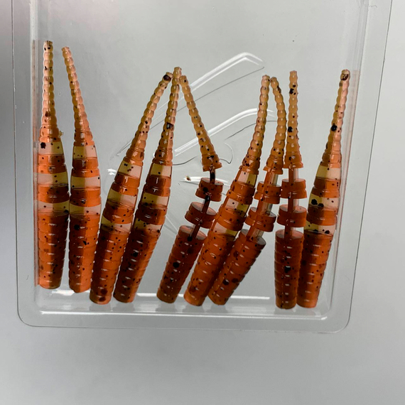 Силікон Select Javik 1.8" col.217 (9 шт/упак), Довжина силікону: 1.8" (4.57 см), Колір силікону: 217, фото , изображение 19