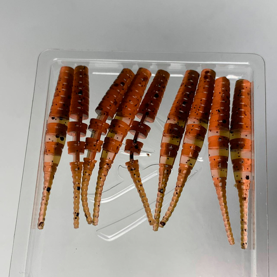 Силікон Select Javik 1.8" col.217 (9 шт/упак), Довжина силікону: 1.8" (4.57 см), Колір силікону: 217, фото , изображение 13